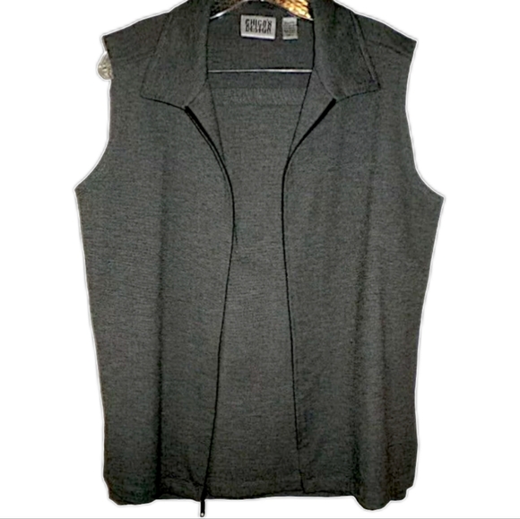 Chico's gray vest and pants set - Picture 2 of 15